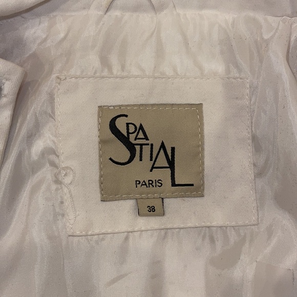 Spatial Paris Beautiful Embroidered Sequence Hooded Jacket - Picture 6 of 11
